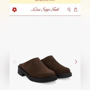 NEW Matisse Brown Suede Mules Lisa Says Gah Size 7